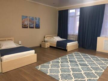 Просторный двухместный номер с 2 отдельными кроватями в Отеле Baitau Hotel Aktobe